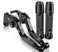 YXSM per Ducati 620 Monster 620 Monster 2003-2006 Moto Frizione Leva del Freno Allungabile Regolabile Pieghevole Leve Manubrio Manopole con Logo in Alluminio di CNC (Colore : 1)