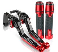 YXSM per Ducati 620 Monster 620 Monster 2003-2006 Moto Frizione Leva del Freno Allungabile Regolabile Pieghevole Leve Manubrio Manopole con Logo in Alluminio di CNC (Colore : 6)