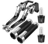 YXSM Per Honda SH 300 SH300 2013-2023 Moto Leve Freno Frizione Regolabile Pieghevole Allungabile Manopole Del Manubrio Finisce In Alluminio Di CNC Con Logo (Colore : 1)