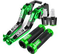 YXSM per Kawasaki Ninja Z900 2017-2023 Moto Leve di Frizione del Freno Regolabile Pieghevole Allungabile Manopole del Manubrio Finisce in Alluminio di CNC con Logo (Colore : 1)