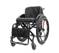 YXVSZB Sedia A Rotelle|Leggera|Autospinta|Pieghevole|Portatile|Tutti I Terreni|per Disabili, Disabili E Anziani(Orange- 2,Seat Width 36cm)