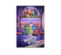 YXWOYNHY Inside Out 2 poster decorativi da parete del film, stampa artistica su tela, poster decorativo moderno, per camera da letto, 30 x 45 cm