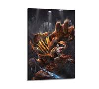 YXWOYNHY Poster decorativo da parete con videogiochi, motivo Dio della guerra, stampa artistica su tela, poster decorativo moderno, per camera da letto, per camera da letto, 40 x 60 cm