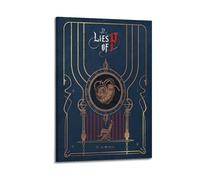 YXWOYNHY Poster decorativo da parete con videogioco Lies of P, stampa artistica su tela, poster decorativo moderno, per camera da letto, 30 x 45 cm