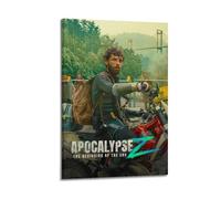 YXWOYNHY Poster decorativo da parete del film The Beginning of The End of Apocalypse Z, poster decorativo da parete su tela, poster decorativo moderno per la camera da letto, 20 x 30 cm