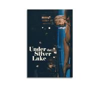 YXWOYNHY Poster decorativo da parete del film Under The Silver Lake, stampa artistica su tela, poster decorativo moderno per camera da letto, per camera da letto (50 x 75 cm)