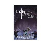 YXWOYNHY Poster decorativo da parete su tela, con stampa artistica e scritta "The Beginning After The End", poster decorativo moderno per camera da letto, 60 x 90 cm