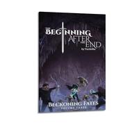 YXWOYNHY Poster decorativo da parete su tela, con stampa artistica e scritta "The Beginning After The End", poster decorativo moderno per la camera da letto, 30 x 45 cm