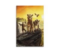 YXWOYNHY Poster decorativo da parete su tela, motivo: Il Re Leone Mufasa, leggenda del film "Mufasa", poster decorativo moderno per camera da letto, 30 x 45 cm