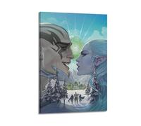 YXWOYNHY Poster decorativo da parete su tela, motivo: The Legend of Ex Machina, serie TV a tema anime, poster decorativo moderno, per camera da letto, 40 x 60 cm