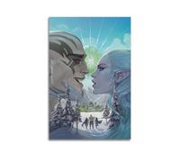 YXWOYNHY Poster decorativo da parete su tela, motivo: The Legend of Ex Machina, serie TV a tema anime, poster decorativo moderno, per camera da letto, 40 x 60 cm