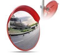 YXWYXWA 18"/22"/24"/30"/32"/ 39" per Esterni, Specchio Curvo, Specchio per Traffico, Specchio di Sicurezza, Specchio per Punto cieco per vialetto, Staffa Regolabile, per