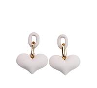 YXWYXWA 3D Love Drop Earrings Women And Girls Heart Earrings Lightweight Statement Earrings Women And Girls Birthday Christmas Jewelry