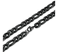 YXWYXWA 50cm Stainless Steel Necklaces for Men - Gold/Silver/Black Chains (45-65CM)