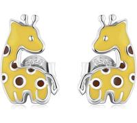 YXWYXWA 925 Sterling Silver Animal Cute Ear Studs Giraffe Stud Earrings for Women Party Jewelry Gift