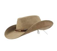 YXWYXWA Autumn And Winter Big Brim Denim Men's Hat Western Hat