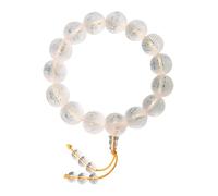 YXWYXWA Bracciale Feng Shui Amulet Bracciale, Perle di Bianco Bracciale, Bracciale di Coppia, Proverbi a Sei Caratteri, Braccialetto di Mantra, attirare Denaro per ricchezza e Bracciale di buona