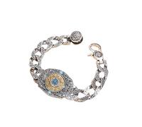 YXWYXWA Bracciale per Preghiere Preghiera Ruota Bracciale-rotabile, Braccialetto Religioso d'Argento S925, attira Denaro e buona Fortuna, amuleto Feng Shui, Regalo di Gioielli motivazionali