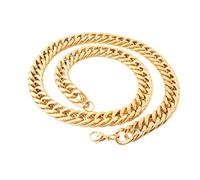 YXWYXWA Cintura Anticipo 60CM, Collana per Uomini, Chainina d'Orologio in Acciaio Sterilizzato per Il Giorno del Padre