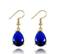 YXWYXWA Color Red Ruby Gemstone Women's Drop Earrings Earrings for Women 10x14mm Party Wedding Presents