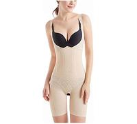 YXWYXWA Corpo Intero Regolabile per Donna Tummy Control Vita Trainer Body Butt Lifter Shapewear Senza Cuciture Busto Aperto