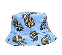 YXWYXWA Double-Side Pattern Bucket Hats Sun Hat Color Fruit Pattern Unisex Bucket Hats Cute Fisherman Hat