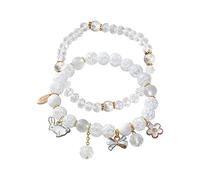 YXWYXWA Easter Rabbit Crystals Rose Pearl Newborn s for Infant Girls Men's Watches