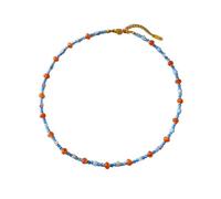 YXWYXWA Gold Chain Necklace Women, Necklaces Bead String Gold Plated Trendy Jewelry for Friend