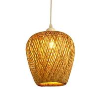 YXWYXWA Handmade Lantern E27 Work Hand Knitted Weaving Restaurant Hotel Inn Restaurant Decoration Lamp Interesting