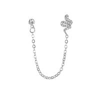 YXWYXWA Jewelry for Women Women Silver Earrings, 1Pc Long Tassel Stud Earrings for Women with Chain Fashion Wedding Jewelry Bohemia Moon Ear Earring Brincos Gifts for Girlfriend, Wife, Sister,