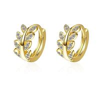 YXWYXWA Jewelry for Women Women Silver Earrings, 925 Sterling Silver Hoop Rhinestone Men Earrings Bow Star Leaf Butterfly Heart Crystal Geometry Charming Gifts for Girlfriend, Wife, Sister,