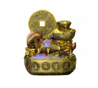 YXWYXWA La Fontana del Desktop Che scorre l'acqua Produce ricchezza, Decorazione di Feng Shui, Decorazione del Desktop, Soggiorno, Ufficio Circolare, Decorazione Desktop Fontana (Dimensioni: m)