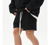 YXWYXWA Men's Cotton Sporting Running Shorts Loose Grey Bodybuilding Sweatpants Fitness Short Pants Gyms