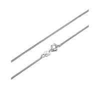 YXWYXWA Necklace 0.8/1-MM, Collana da Portafoglio in Argento Sterneo con Ferro Oro e Vetro 40-45CM, per la Signorina o per Amiche