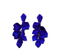 YXWYXWA Petal Fringe Drop Earring Women And Girls Elegant Flower Pendant Earrings Classic Statement Earring Women And Girls Birthday Christmas Jewelry