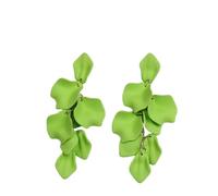 YXWYXWA Petal Fringe Drop Earring Women And Girls Elegant Flower Pendant Earrings Classic Statement Earring Women And Girls Birthday Christmas Jewelry