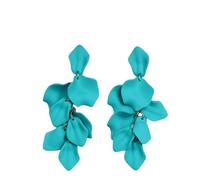 YXWYXWA Petal Fringe Drop Earring Women And Girls Elegant Flower Pendant Earrings Classic Statement Earring Women And Girls Birthday Christmas Jewelry