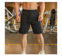 YXWYXWA Running Shorts Men Training Quick Dry Thin Fitness Gym Sport Shorts with Zipper Pocket