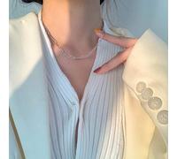 YXWYXWA S Shiny Clavicle Chain Necklace Women Gioielli Light Girlfriend Reald in Cina
