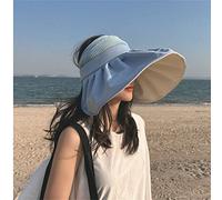 YXWYXWA Shell Sunscreen Hat Female Summer Shading Large Brim Shading Empty Top Hat Sun Visor