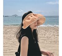 YXWYXWA Shell Sunscreen Hat Female Summer Sun Shade Cover Face Empty Top Hat Big Brim