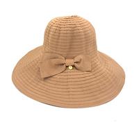 YXWYXWA Spring And Summer Ladies Big-Edge Sun Hat with Bow Knot Foldable And Easy to Carry Sunshade Fisherman