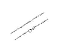 YXWYXWA Sterling Silver Chain Necklace, Women Bride Gift - 40-45CM
