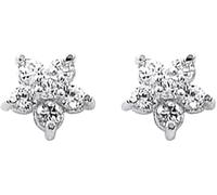 YXWYXWA Sterling Silver Jewelry,925 Sterling Silver Five-Pointed Star Stud Earrings for Women Shining Flowers Earring Jewelry Party Gift