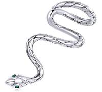 YXWYXWA Sterling Silver Jewelry,925 Sterling Silver Rich 1 Piece Magical Snake Earring Clip Hoop for Women And Menamel Ear Buckle Jewelry