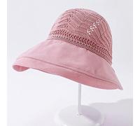 YXWYXWA Summer Hats for Women Empty Top Outdoor Sunscreen Folding with Big Bow Beach Hat Female Wide Brim Cloth Sunhat