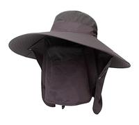 YXWYXWA Summer Sun Hat Bucket Men Hat with Neck Flap Outdoor UV Protection Large Wide Brim Hiking Mesh Breathable
