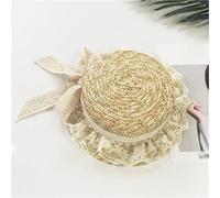 YXWYXWA Summer Sun Hats Women Casual Bowknot Lace Ribbon Hats Visor cap Holiday Seaside