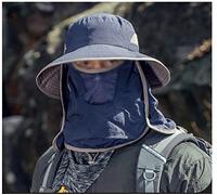 YXWYXWA Summer UPF50+ Sun Hats for Women Men Bucket Hat with Neck Flap Outdoor UV Protection Long Wide Brim Hiking Fishing Caps