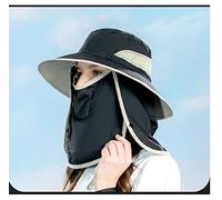 YXWYXWA Summer UPF50+ Sun Hats for Women Men Bucket Hat with Neck Flap Outdoor UV Protection Long Wide Brim Hiking Fishing Caps